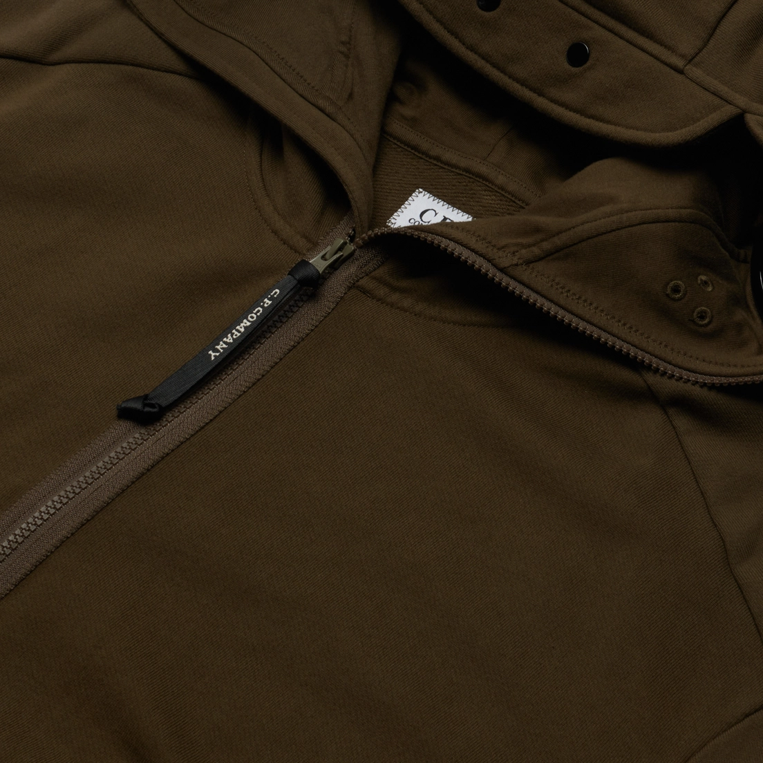 Мужская толстовка C.P. Company Diagonal Raised Fleece Zip Explorer