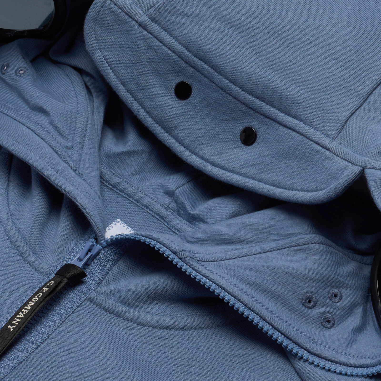 Мужская толстовка C.P. Company Diagonal Raised Fleece Zip Explorer
