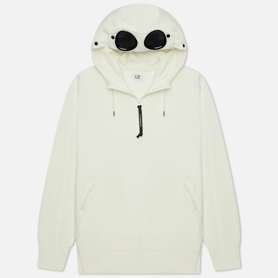 C.P. Company Мужская толстовка Diagonal Raised Fleece Zip Goggle Hoodie