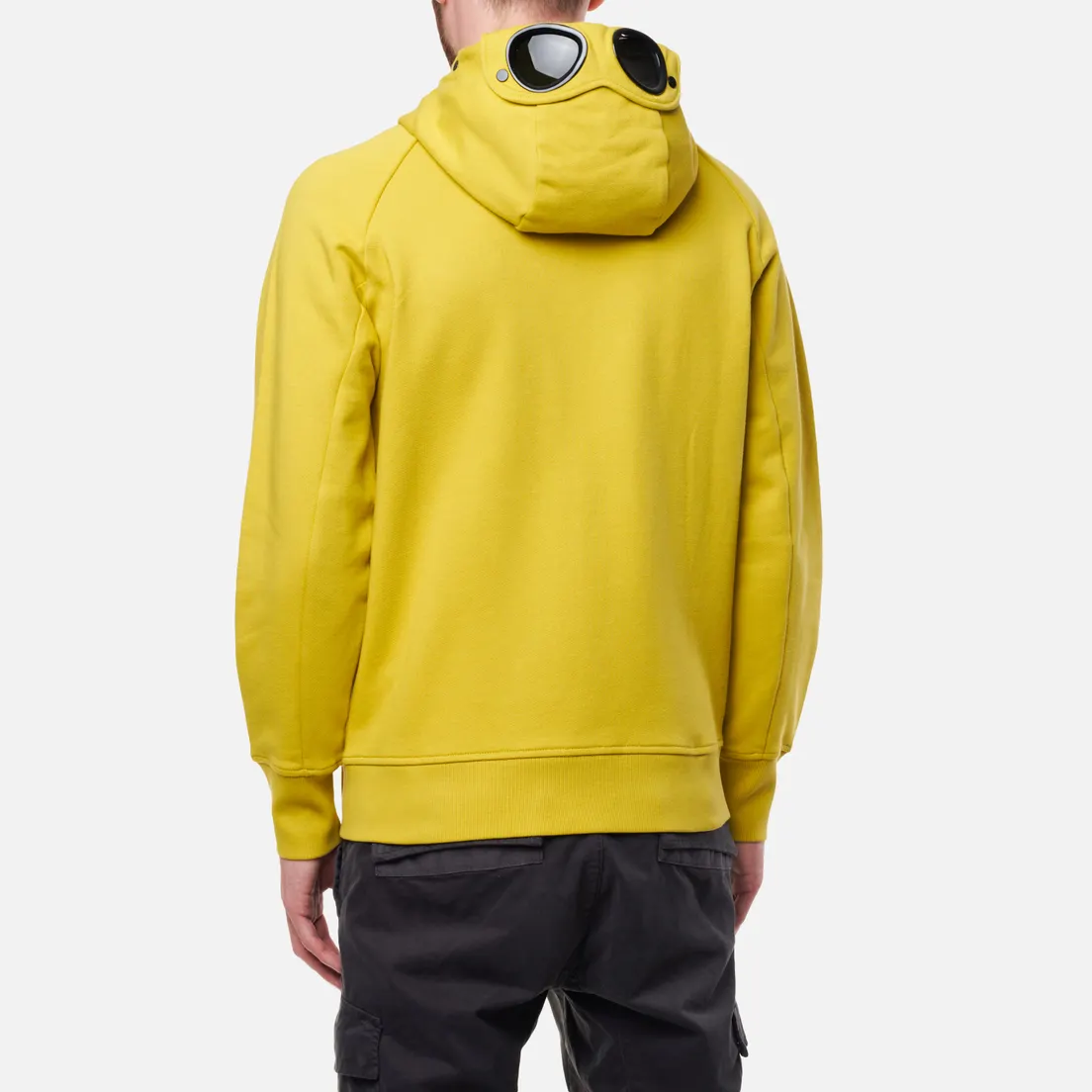 C.P. Company Мужская толстовка Diagonal Raised Fleece Zip Goggle Hoodie