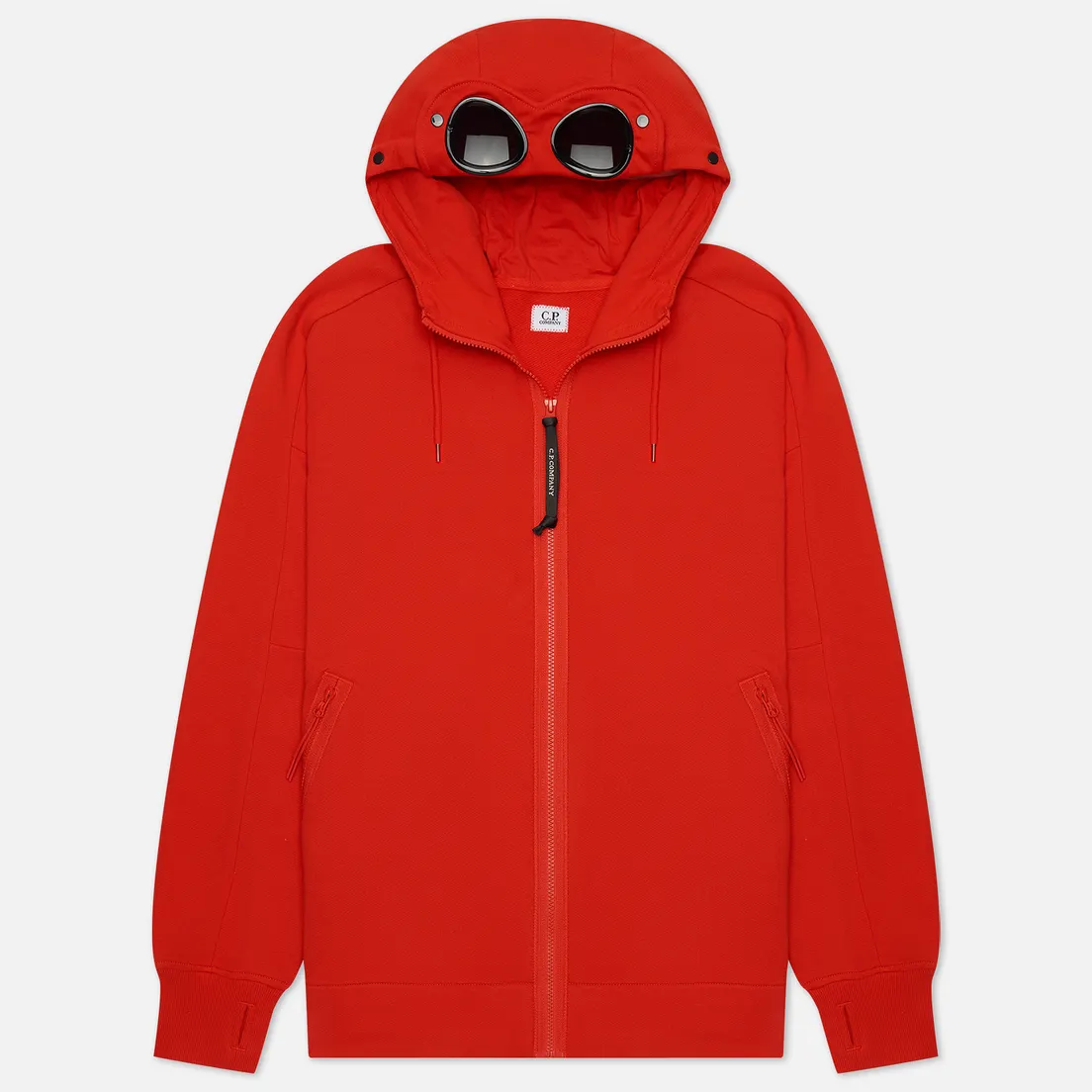 C.P. Company Мужская толстовка Diagonal Raised Fleece Zip Goggle Hoodie