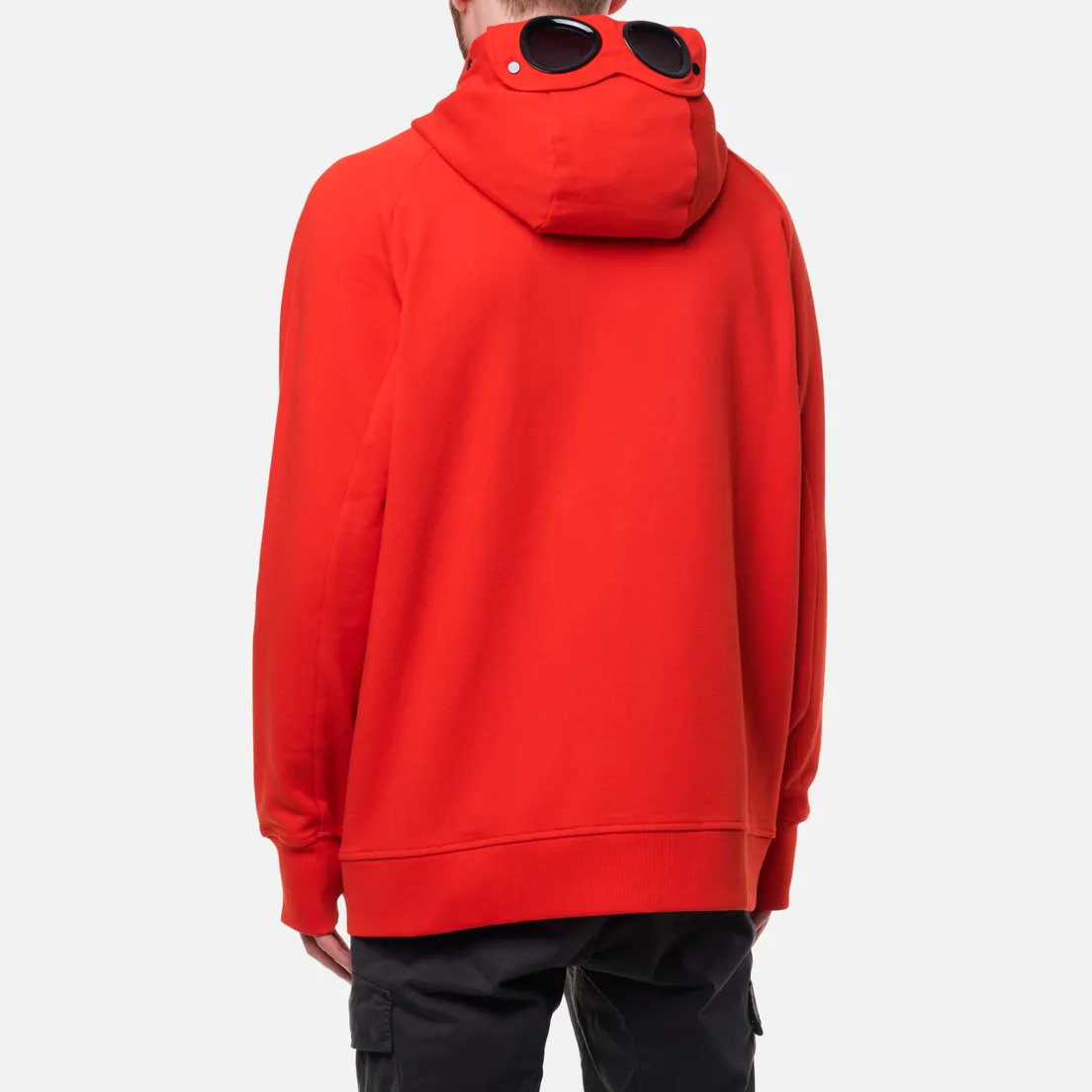 C.P. Company Мужская толстовка Diagonal Raised Fleece Zip Goggle Hoodie