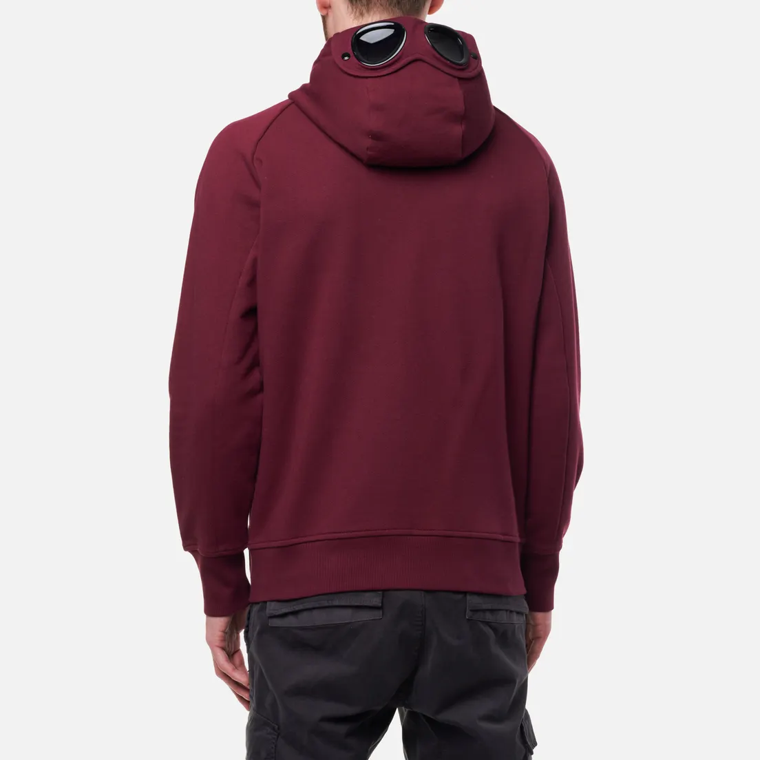 C.P. Company Мужская толстовка Diagonal Raised Fleece Zip Goggle Hoodie