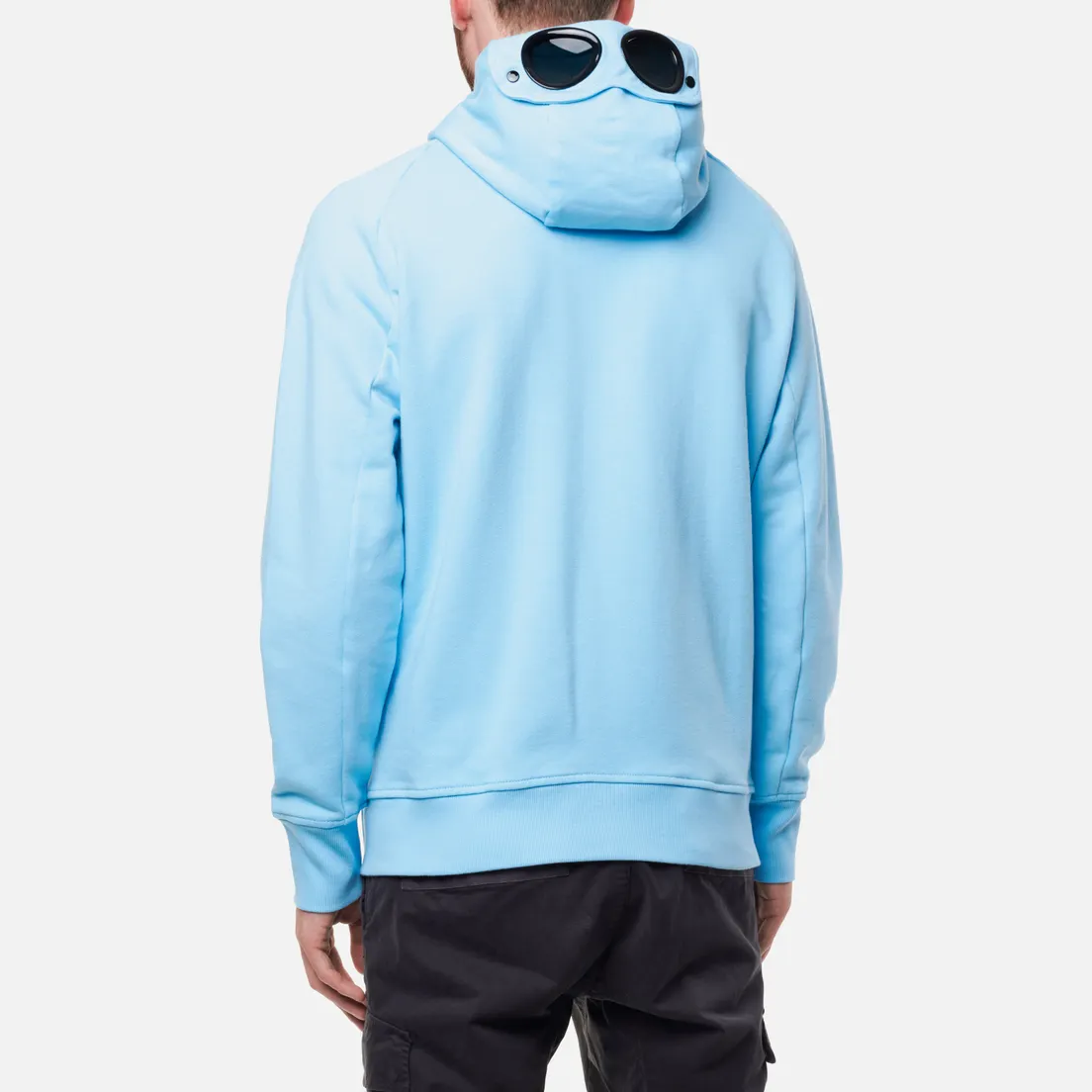 C.P. Company Мужская толстовка Diagonal Raised Fleece Zip Goggle Hoodie