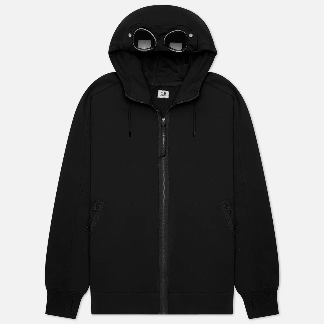C.P. Company Мужская толстовка Diagonal Raised Fleece Zip Goggle Hoodie