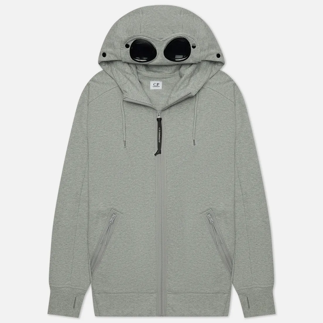 C.P. Company Мужская толстовка Diagonal Raised Fleece Zip Goggle Hoodie