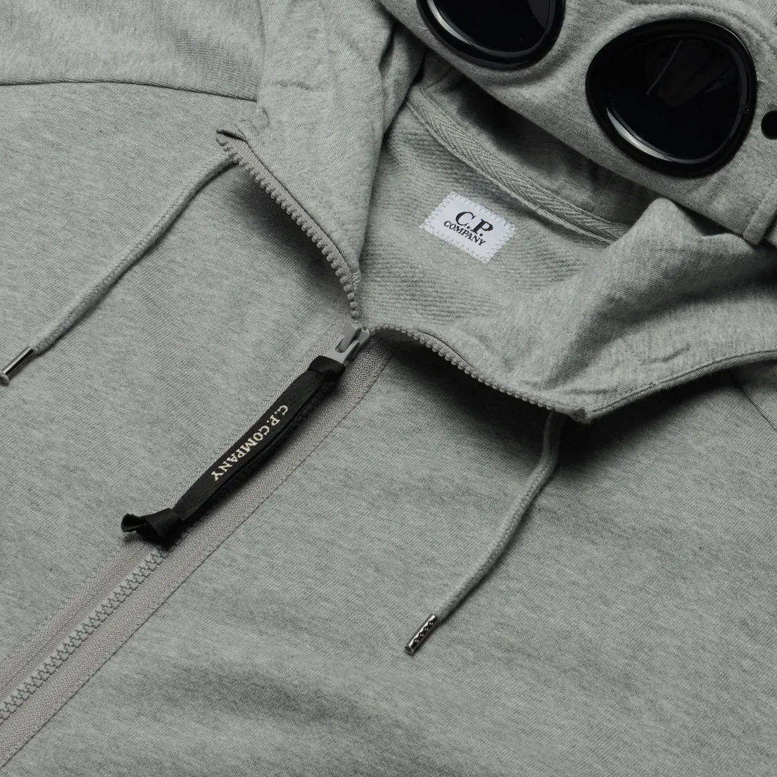 C.P. Company Мужская толстовка Diagonal Raised Fleece Zip Goggle Hoodie