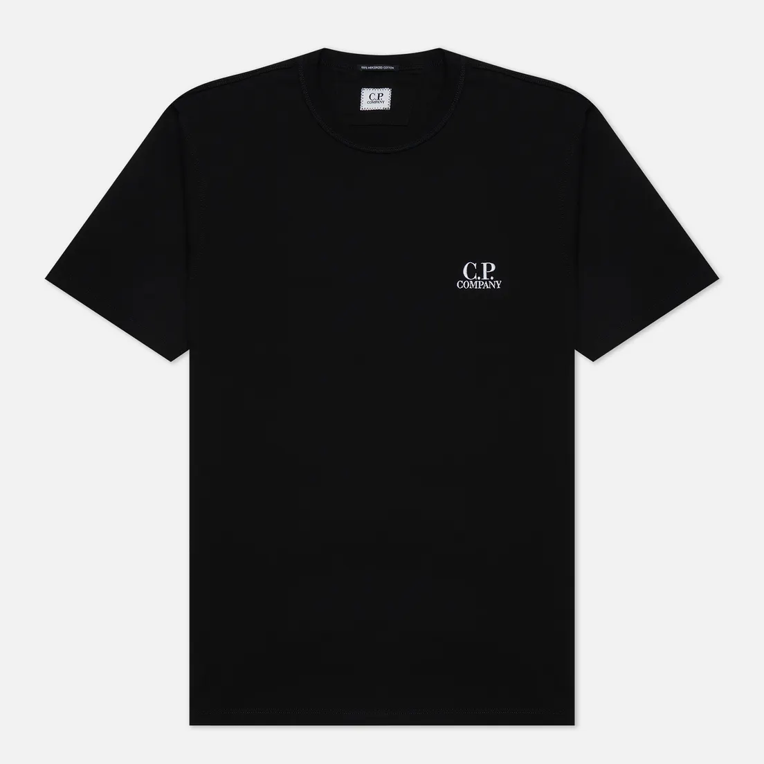 C.P. Company Мужская футболка Mercerized Jersey Print Logo Relaxed Fit