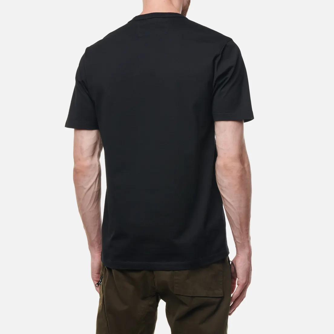 C.P. Company Мужская футболка Mercerized Jersey Print Logo Relaxed Fit