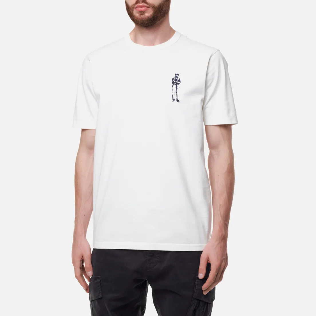 C.P. Company Мужская футболка Mercerized Jersey Print Sailor Relaxed Fit
