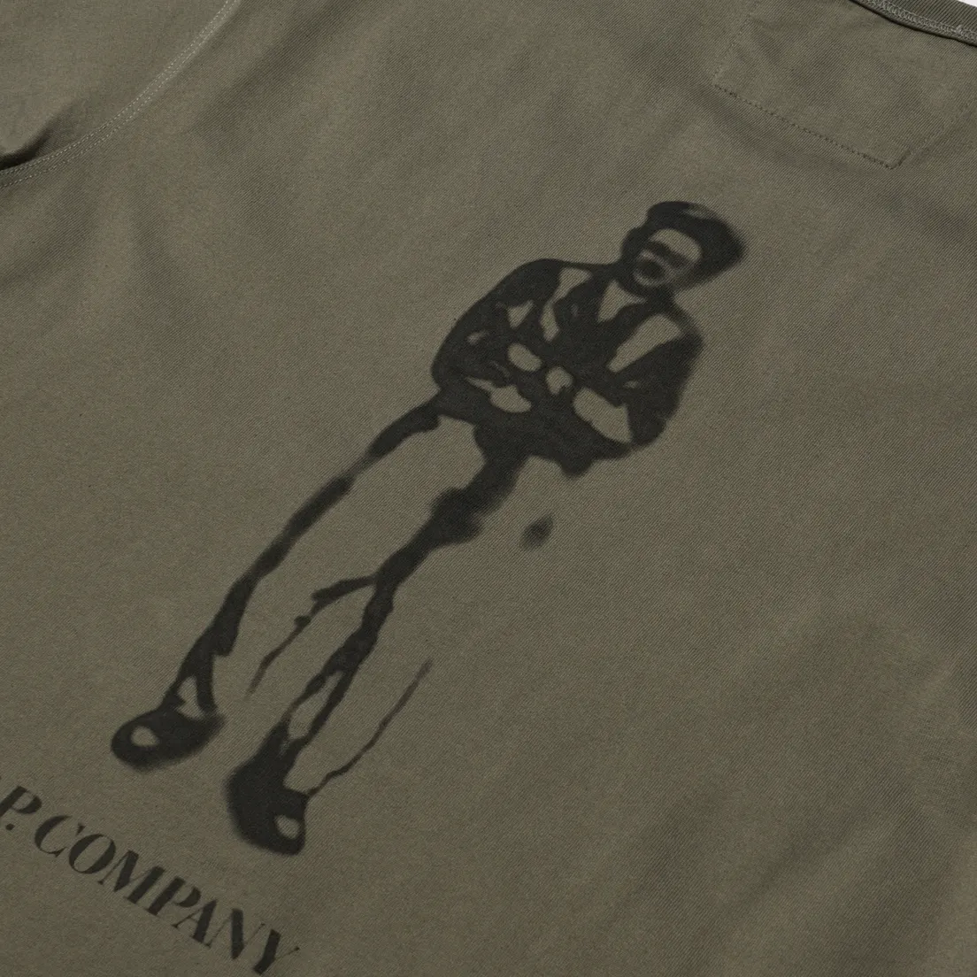 C.P. Company Мужская футболка Mercerized Jersey Print Sailor Relaxed Fit