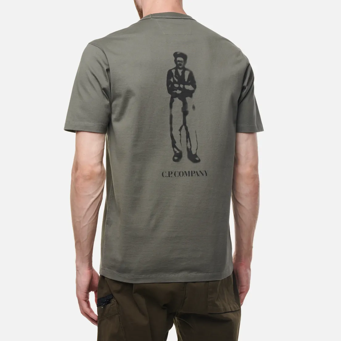 C.P. Company Мужская футболка Mercerized Jersey Print Sailor Relaxed Fit