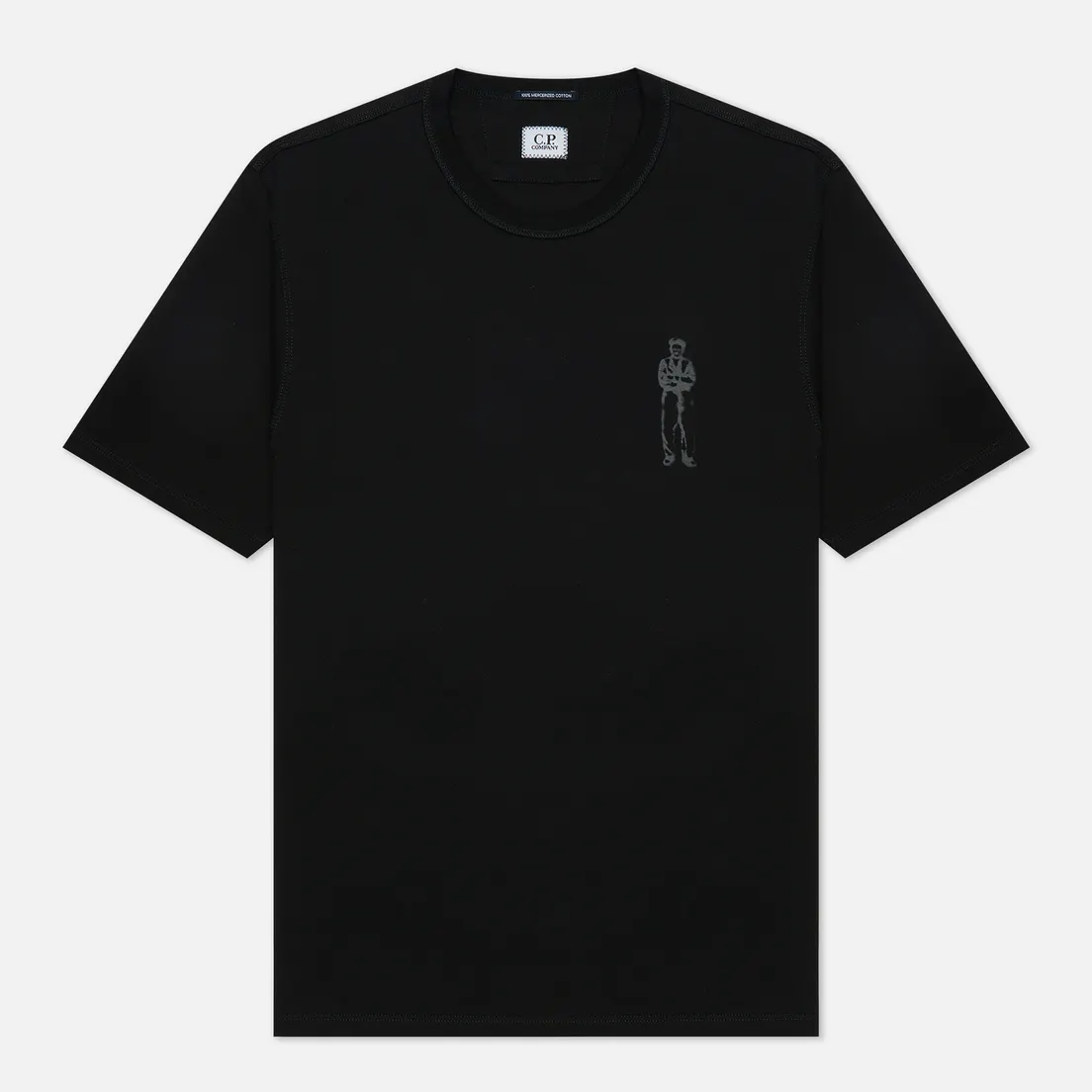 C.P. Company Мужская футболка Mercerized Jersey Print Sailor Relaxed Fit