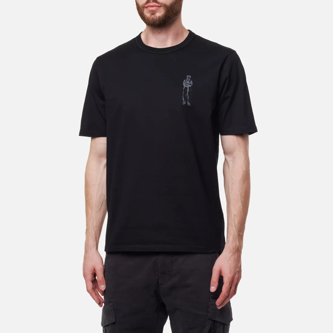 C.P. Company Мужская футболка Mercerized Jersey Print Sailor Relaxed Fit