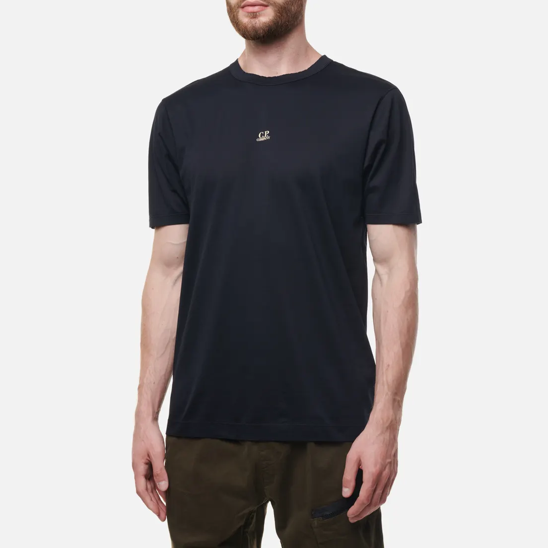 C.P. Company Мужская футболка Mercerized Light Jersey Chest Logo