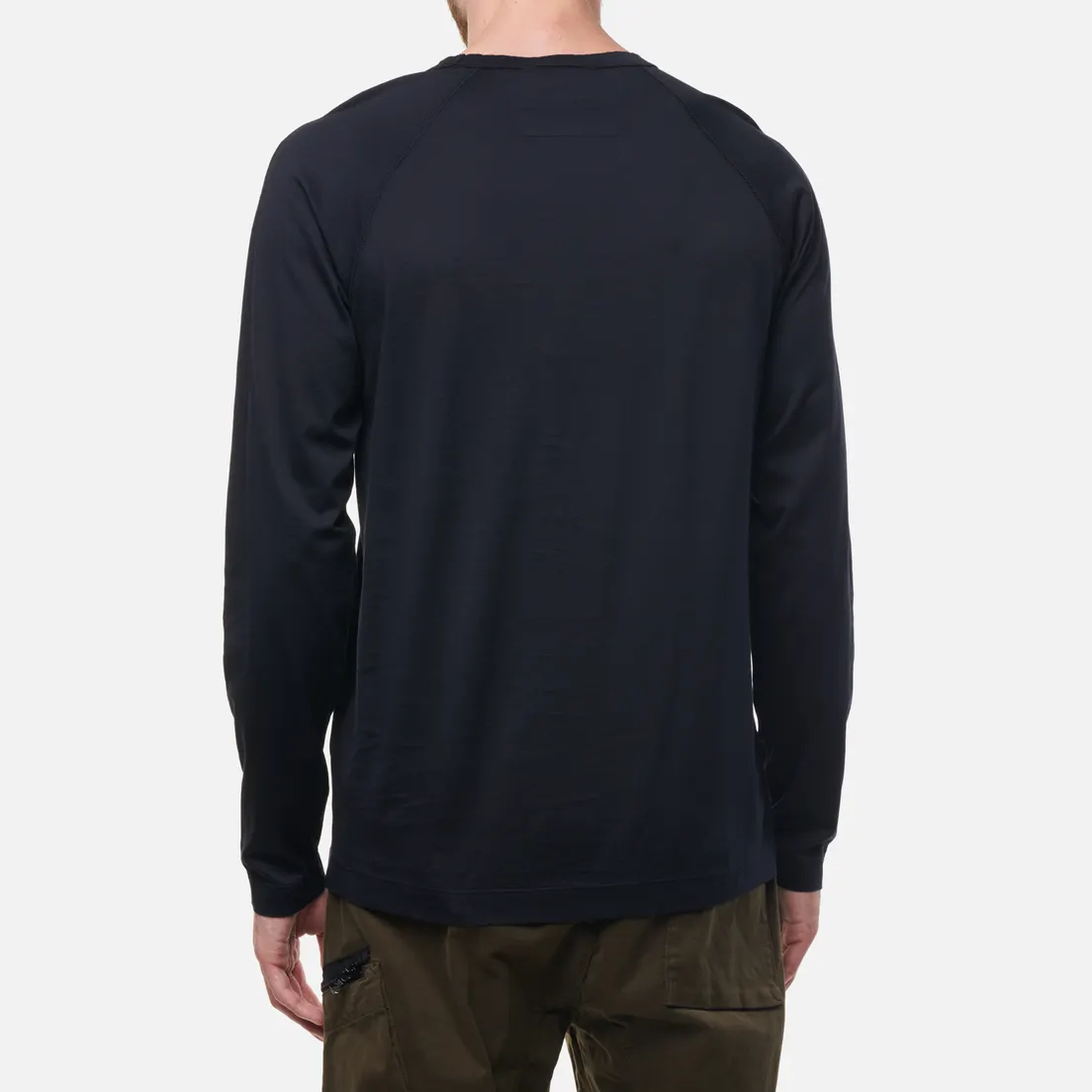 C.P. Company Мужской лонгслив Mercerized Light Jersey Chest Logo