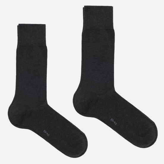 Комплект носков Falke Happy 2-Pack Anthracite Melange