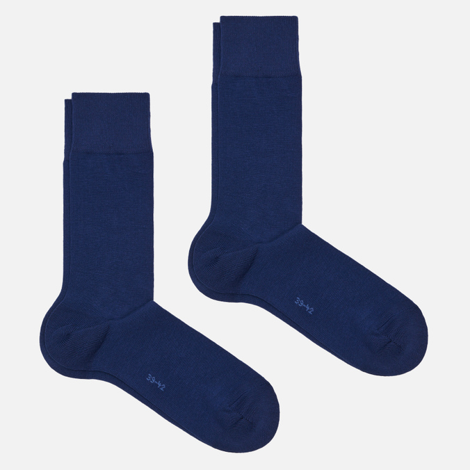 Комплект носков Falke, цвет синий, размер 43-46