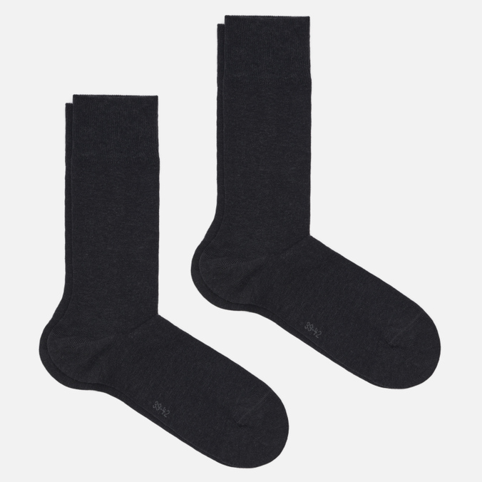Комплект носков Falke, цвет серый, размер 43-46 14633-3080 Swing 2-Pack - фото 1