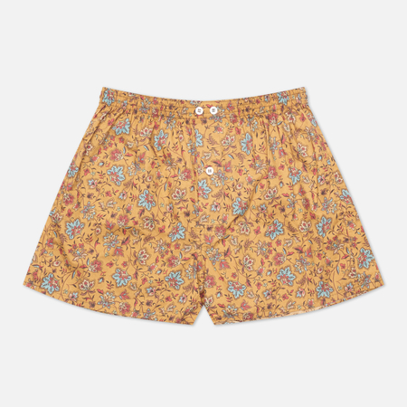 Мужские трусы Anonymous Ism Vintage Flower Print, цвет жёлтый, размер M