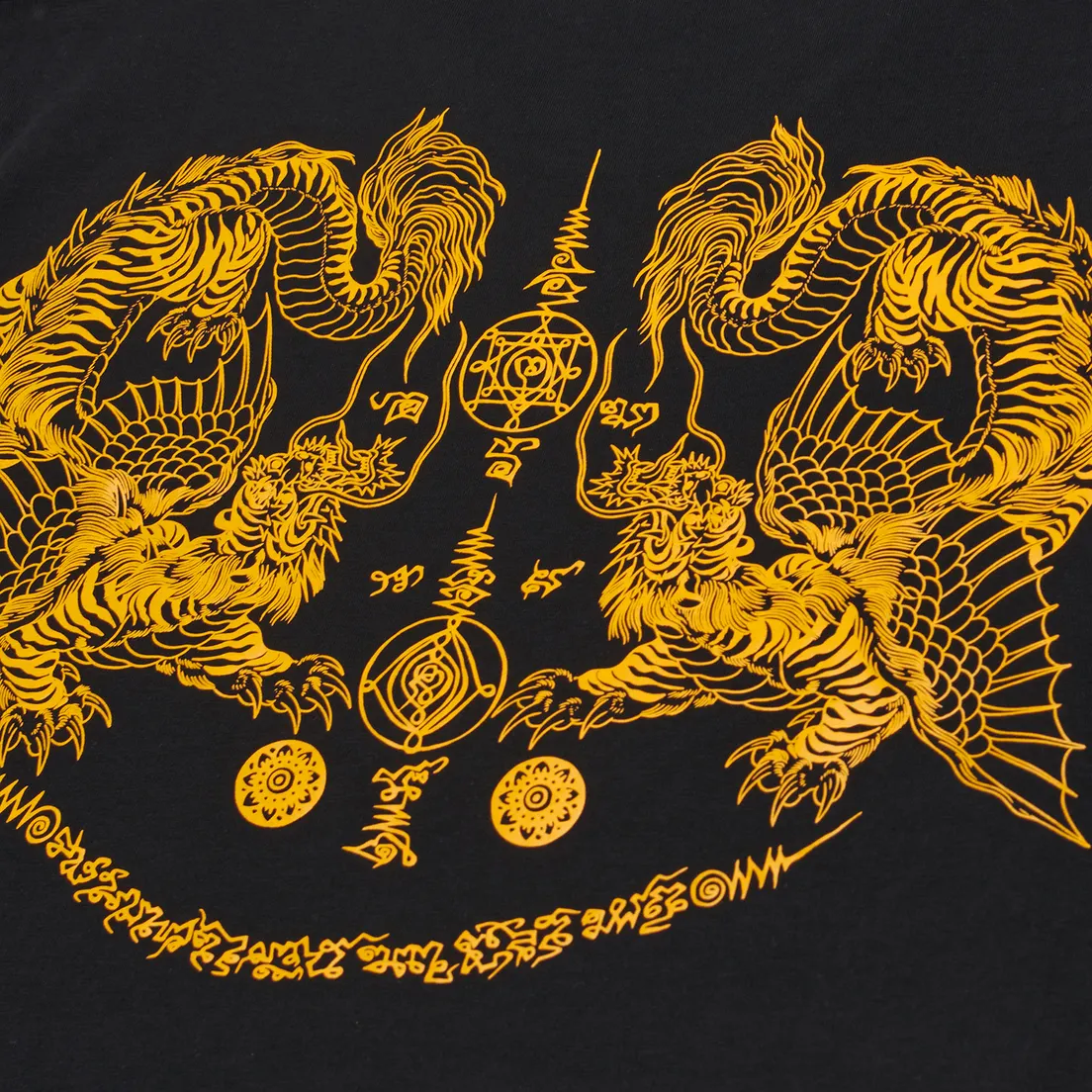 maharishi Мужская футболка Muay Thai Tiger Dragon