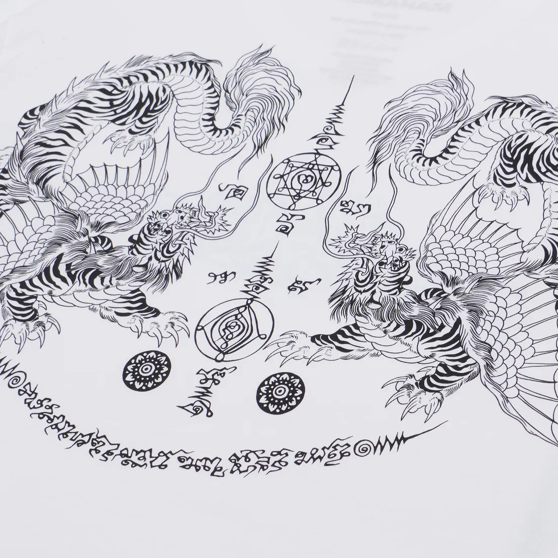maharishi Мужская футболка Muay Thai Tiger Dragon