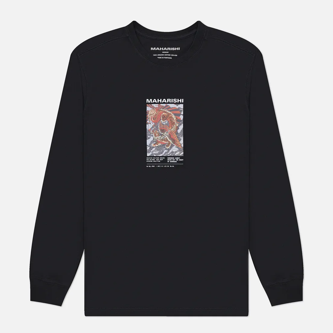 maharishi Мужской лонгслив Tiger Dragon Miltype