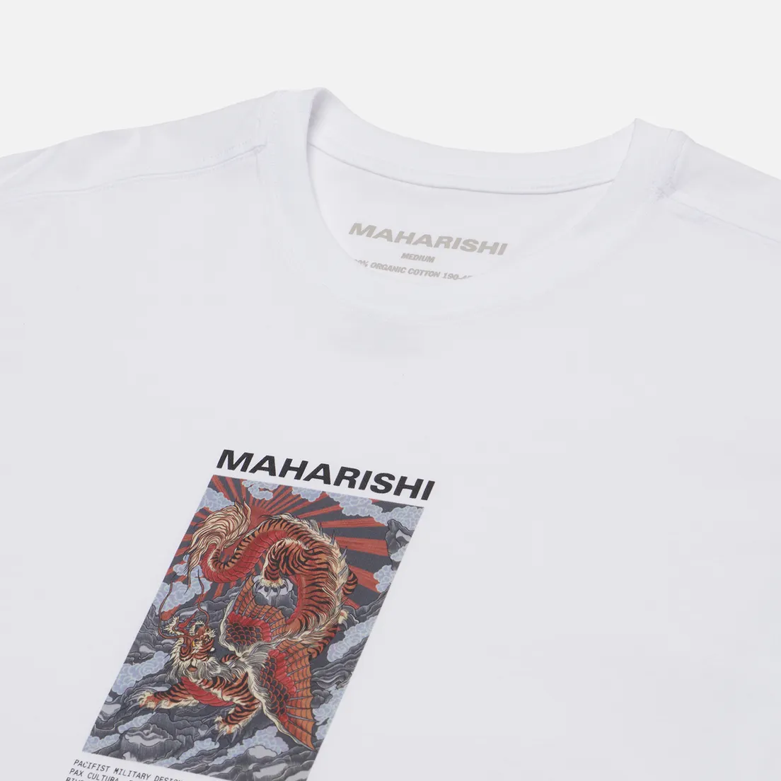 maharishi Мужской лонгслив Tiger Dragon Miltype