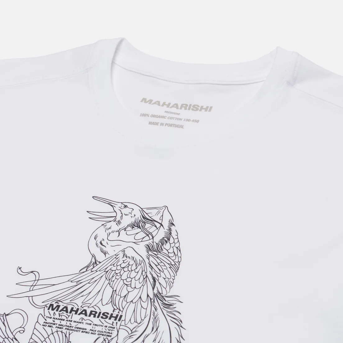maharishi Мужская футболка Crow & Heron Miltype