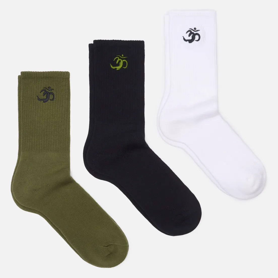 maharishi Комплект носков Om Temple Embroidered Sport 3-Pack