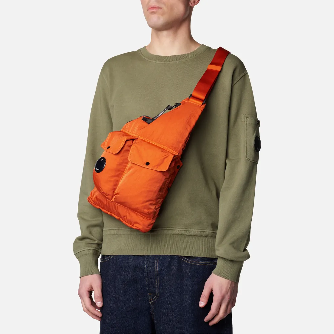C.P. Company Рюкзак Garment Dyed Nylon B Single Strap