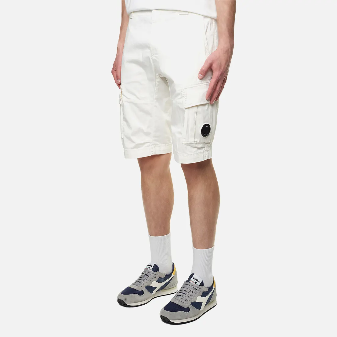 C.P. Company Мужские шорты Stretch Sateen Cargo Garment Dyed