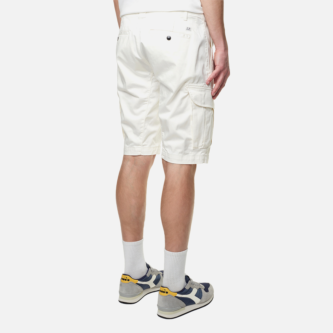 C.P. Company Мужские шорты Stretch Sateen Cargo Garment Dyed