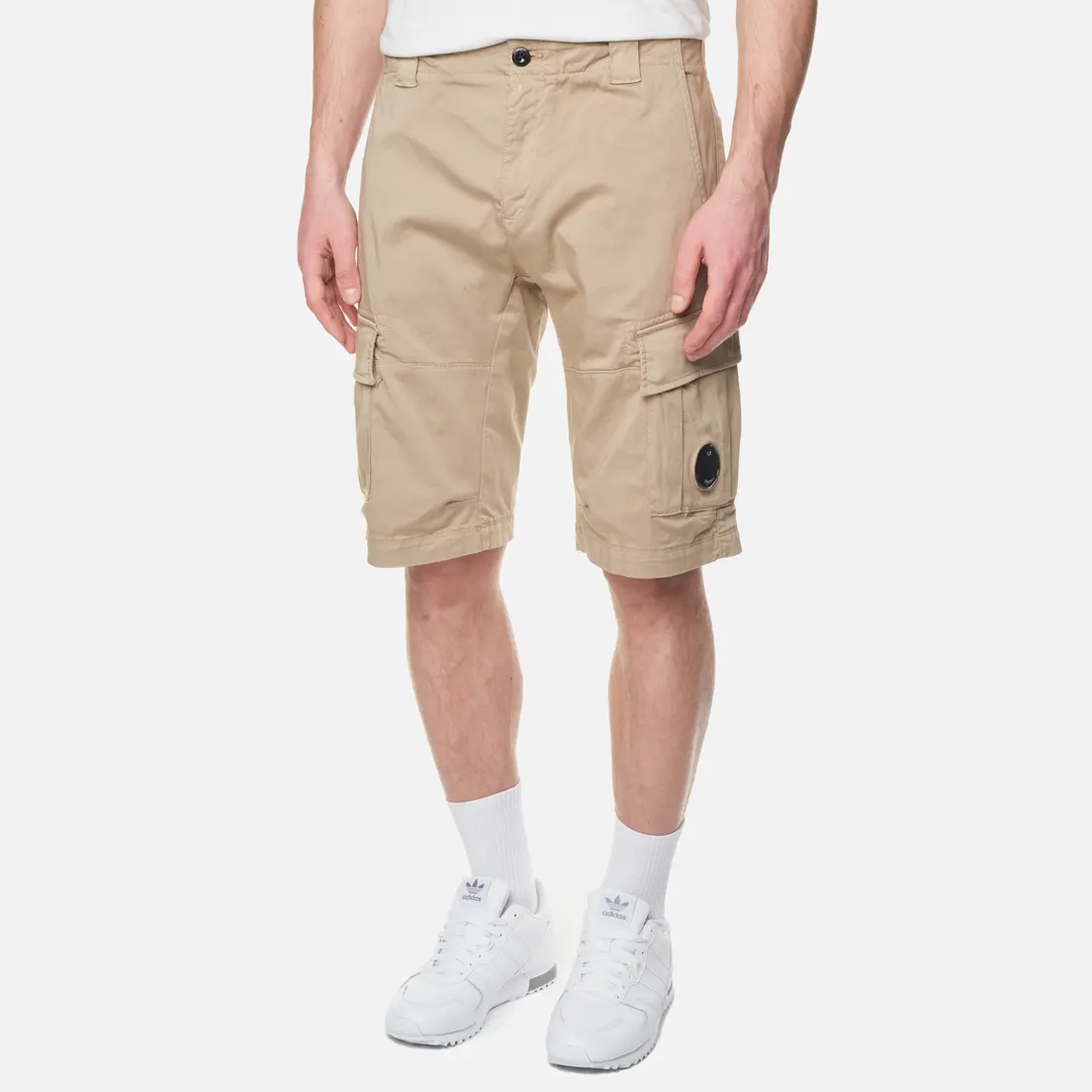 C.P. Company Мужские шорты Stretch Sateen Cargo Garment Dyed