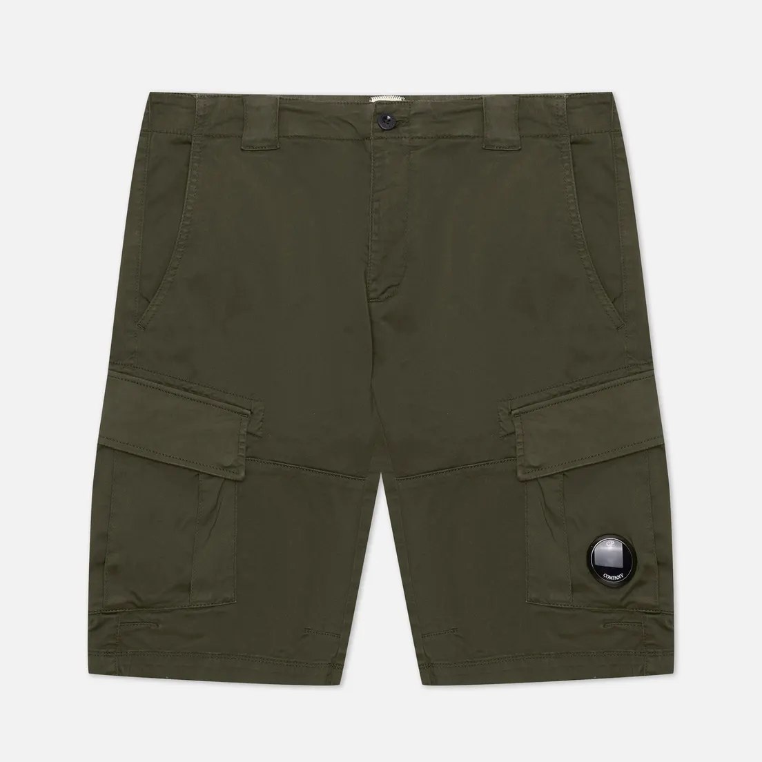 C.P. Company Мужские шорты Stretch Sateen Cargo Garment Dyed