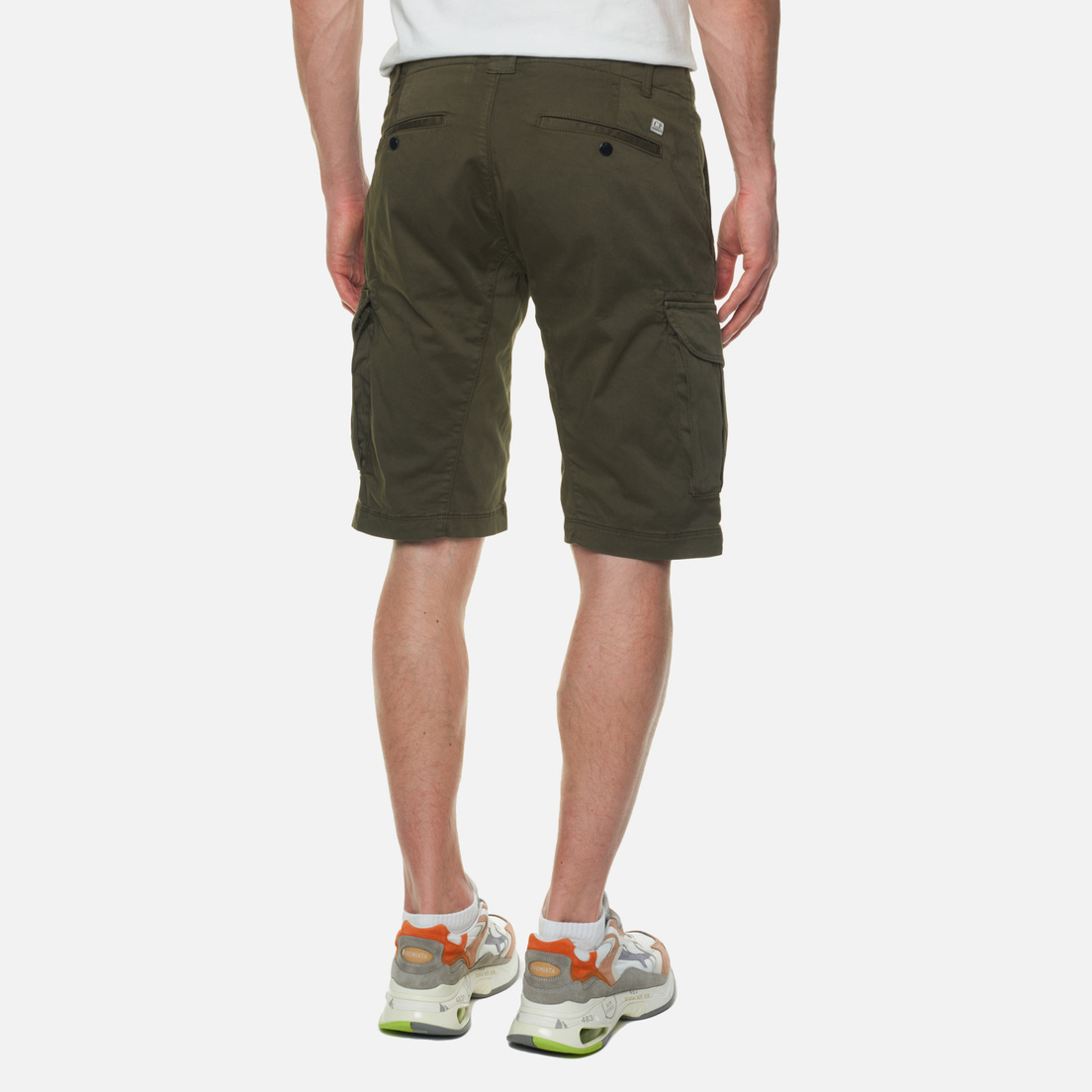 C.P. Company Мужские шорты Stretch Sateen Cargo Garment Dyed