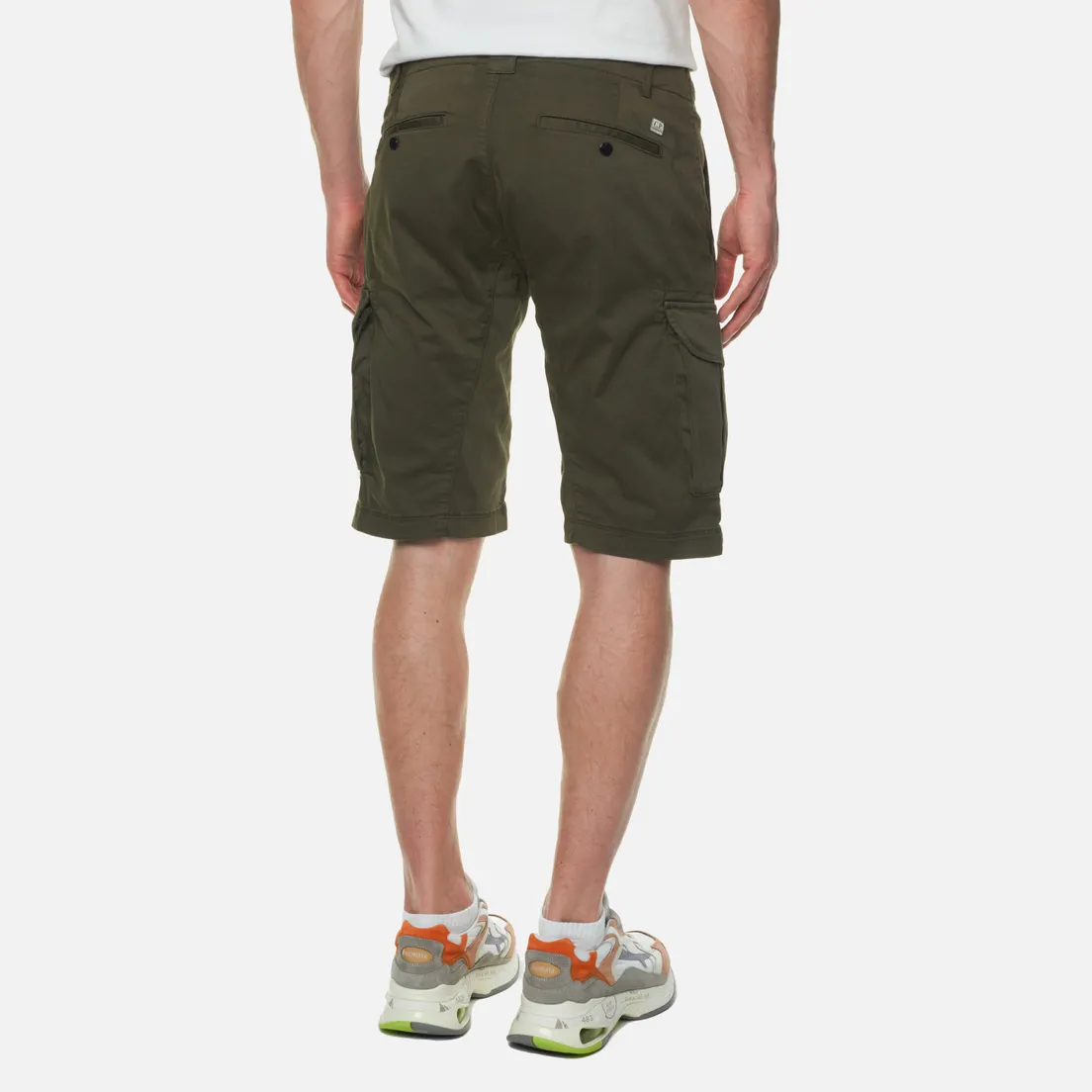 C.P. Company Мужские шорты Stretch Sateen Cargo Garment Dyed