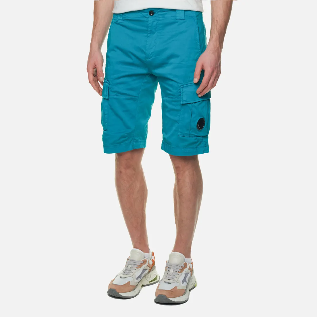 C.P. Company Мужские шорты Stretch Sateen Cargo Garment Dyed