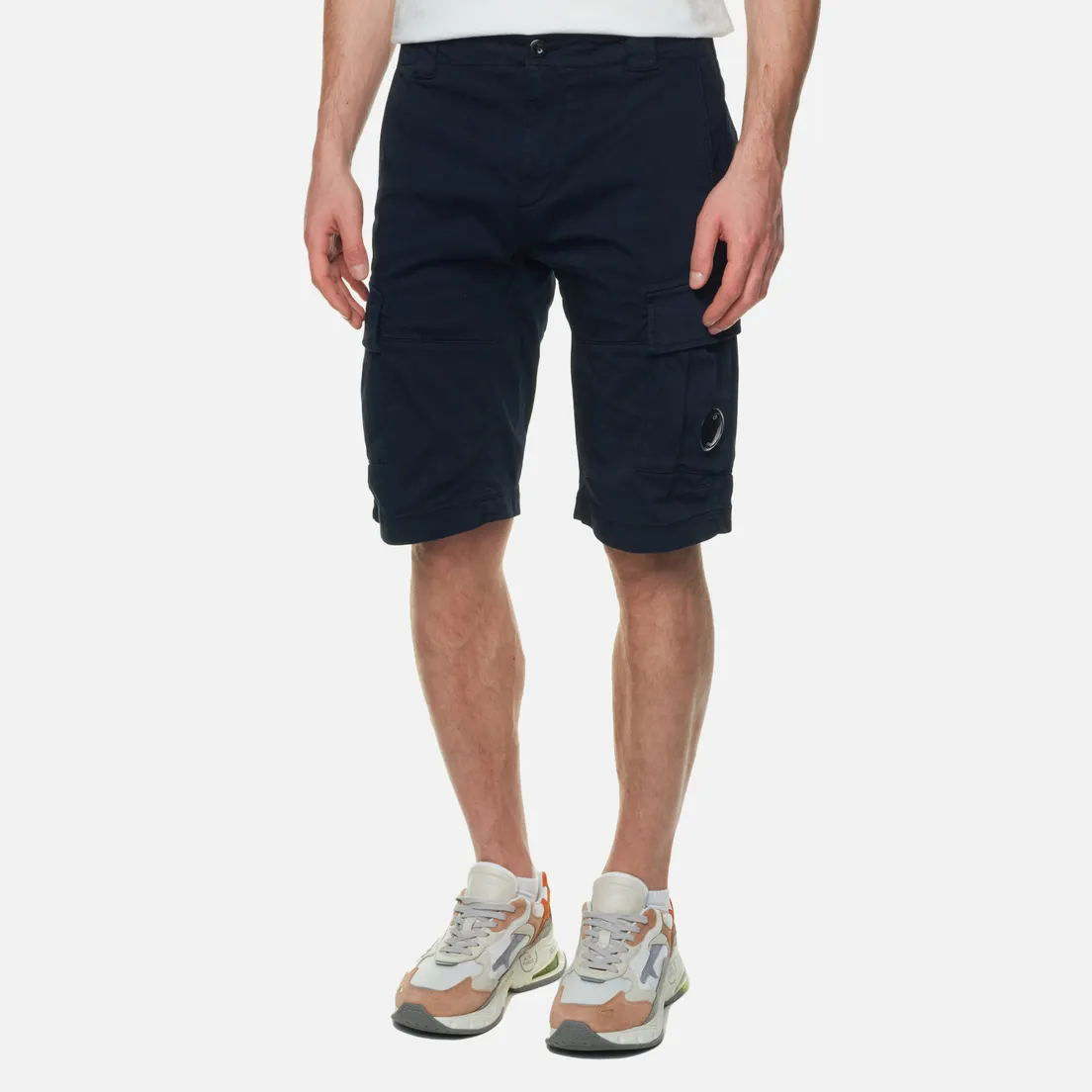 C.P. Company Мужские шорты Stretch Sateen Cargo Garment Dyed