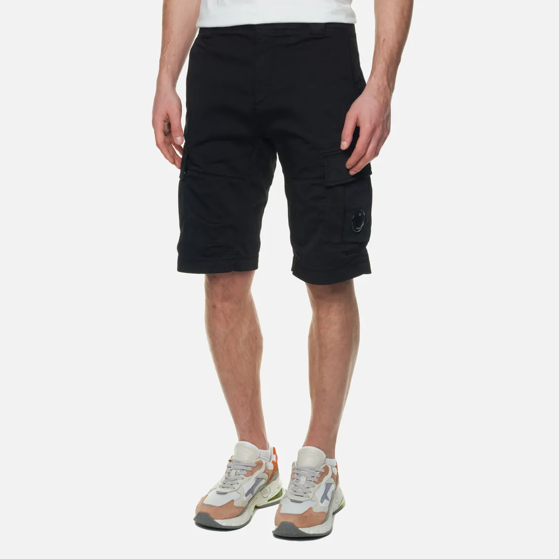C.P. Company Мужские шорты Stretch Sateen Cargo Garment Dyed