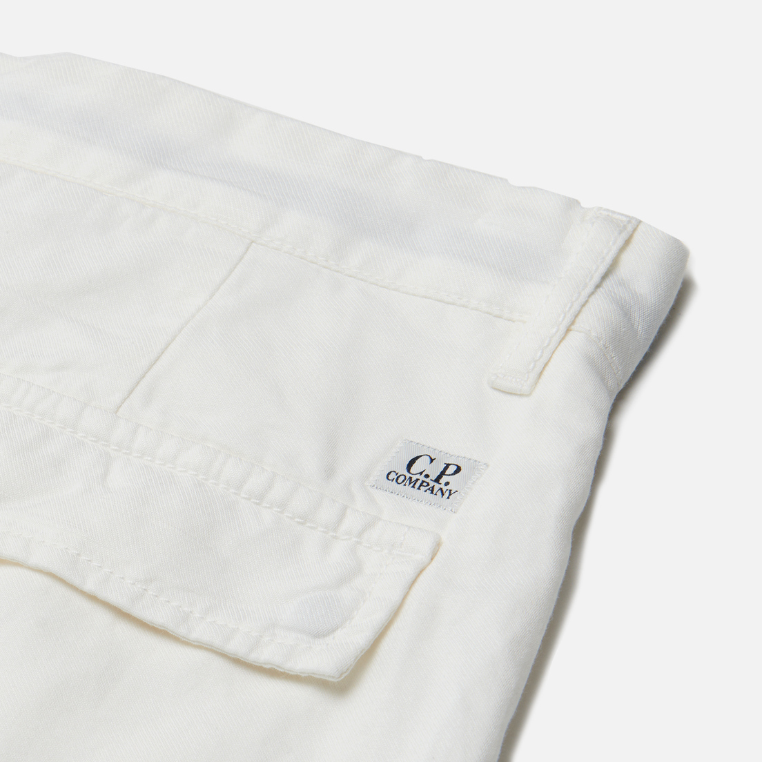 C.P. Company Мужские шорты Cotton/Linen Cargo Garment Dyed