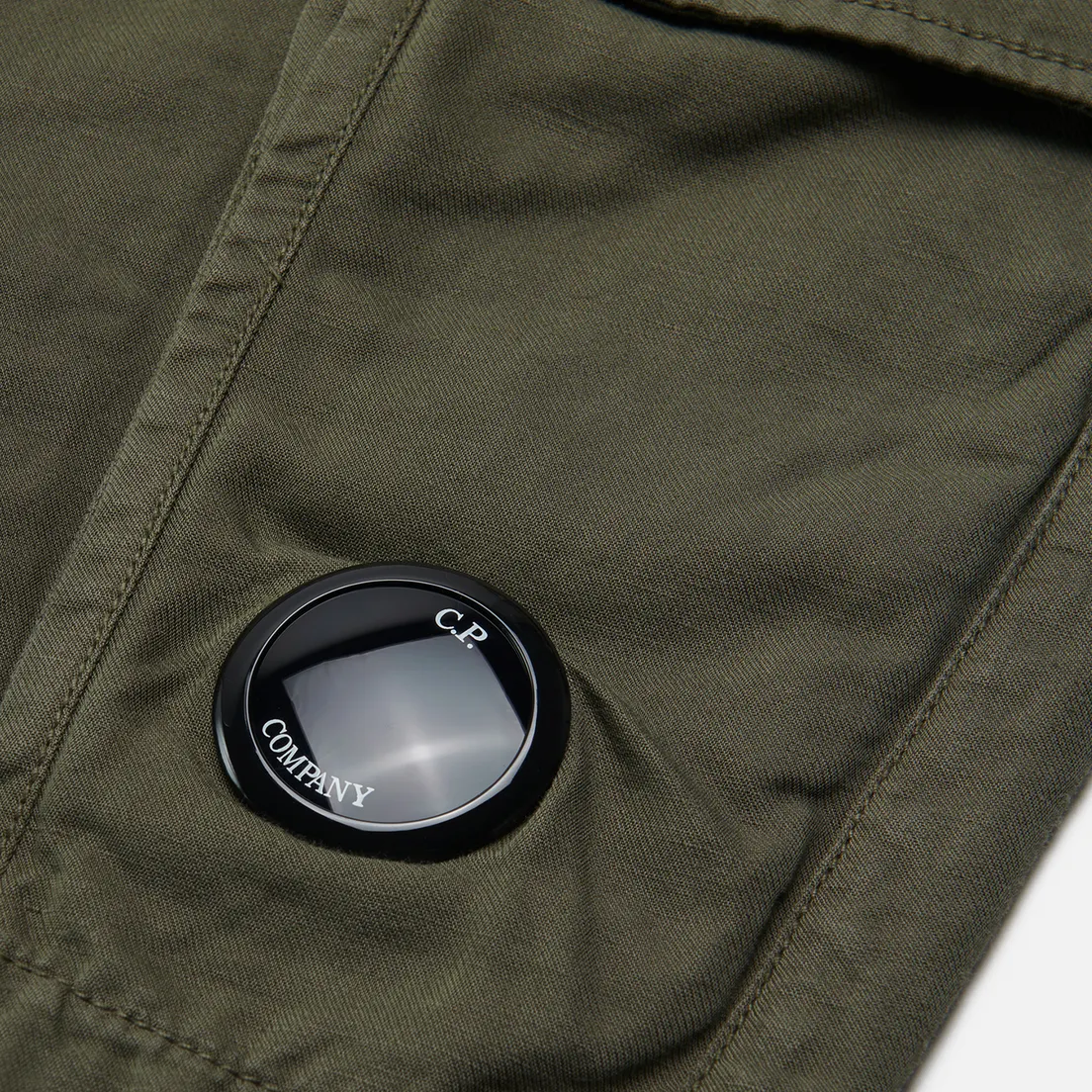 C.P. Company Мужские шорты Cotton/Linen Cargo Garment Dyed