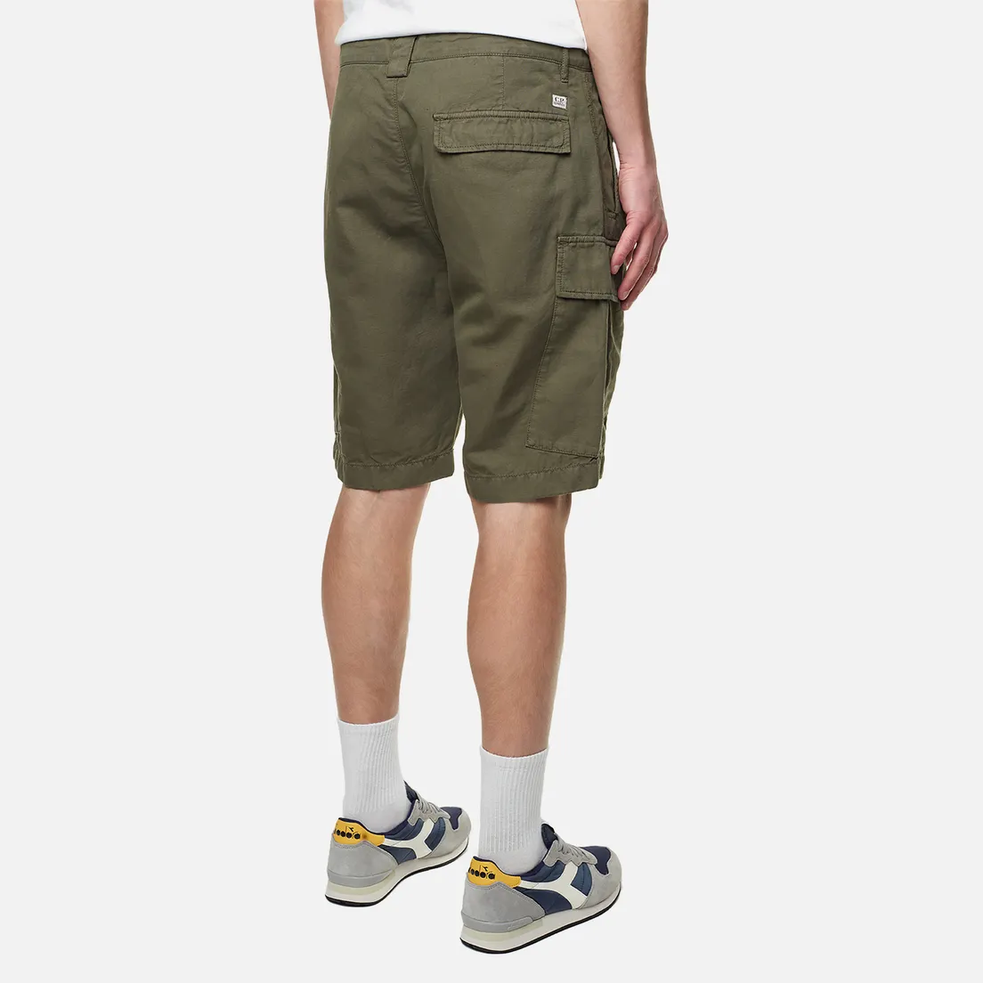 C.P. Company Мужские шорты Cotton/Linen Cargo Garment Dyed