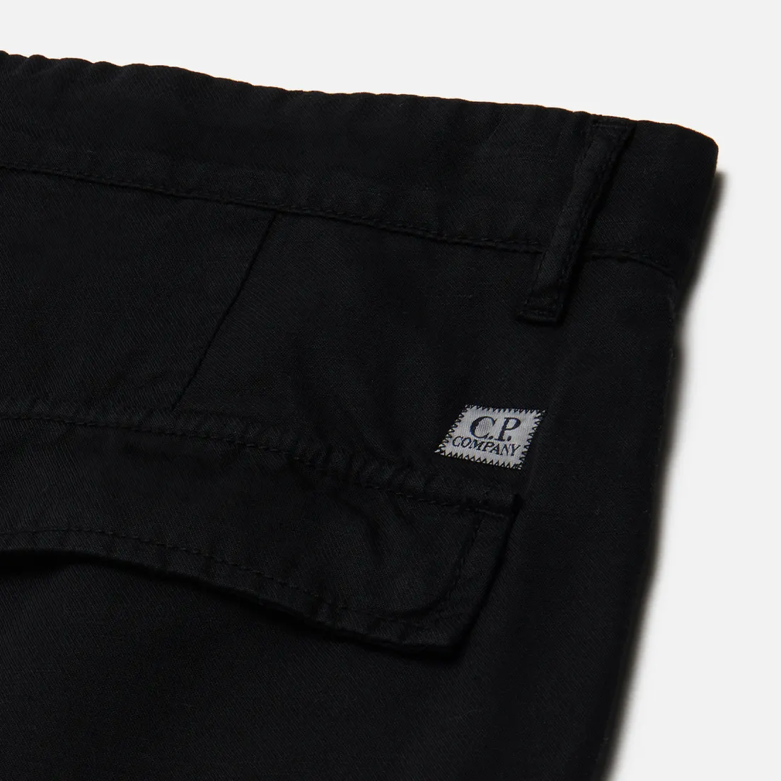 C.P. Company Мужские шорты Cotton/Linen Cargo Garment Dyed