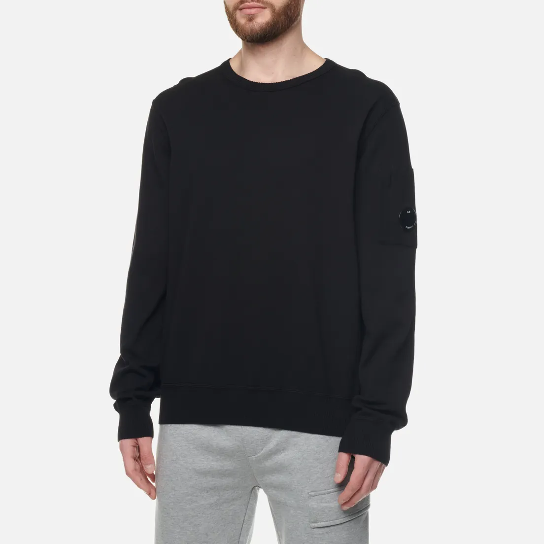 C.P. Company Мужской свитер Cotton Crepe Crew Neck
