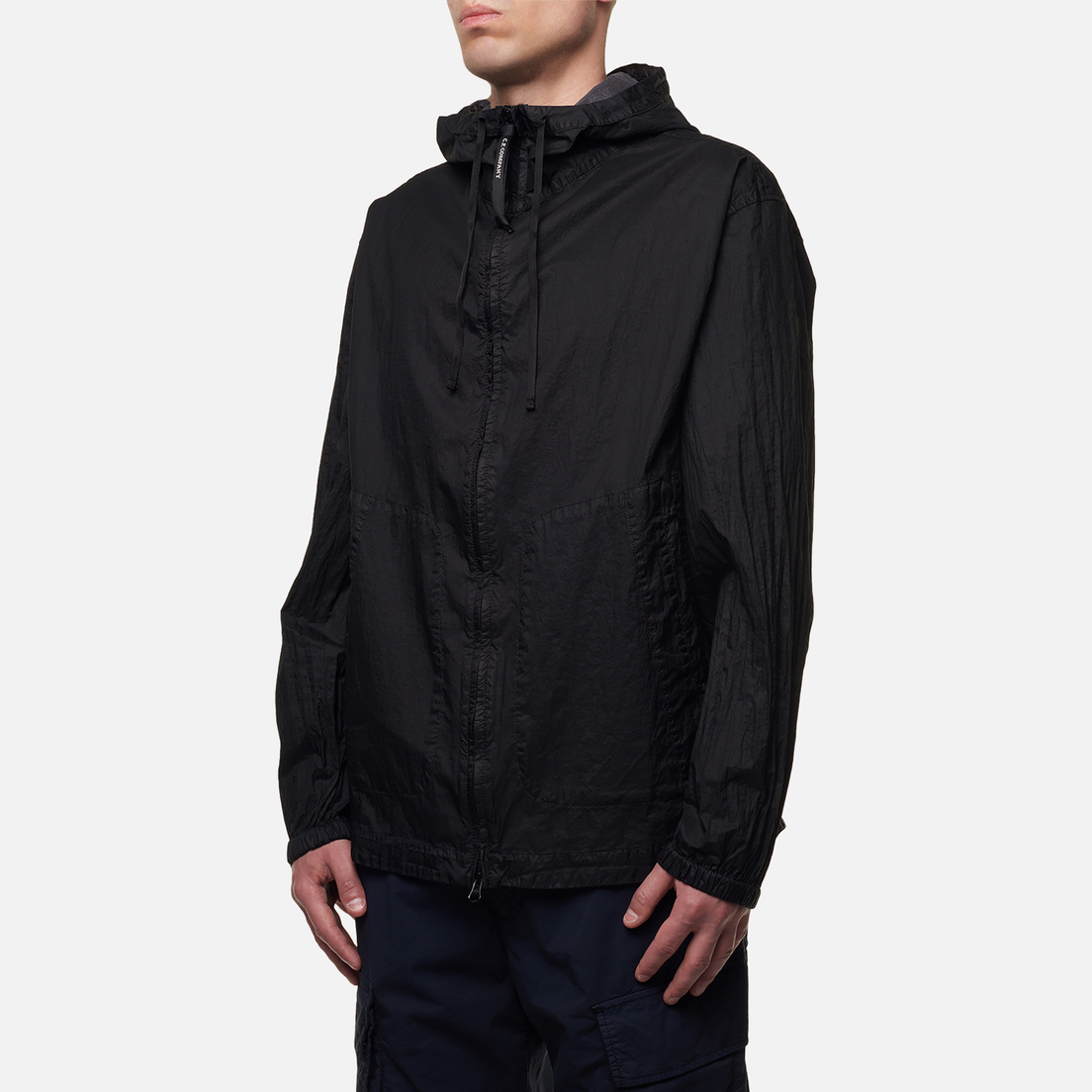 C.P. Company Мужская куртка ветровка Light Microweave Laminated Hooded