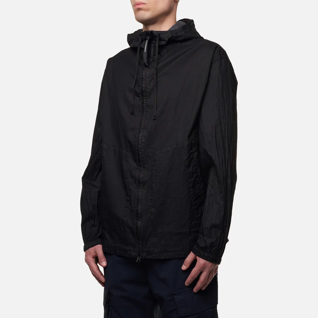 C.P. Company Мужская куртка ветровка Light Microweave Laminated Hooded