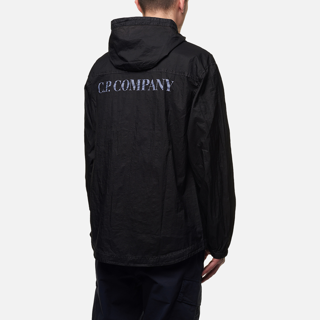 C.P. Company Мужская куртка ветровка Light Microweave Laminated Hooded