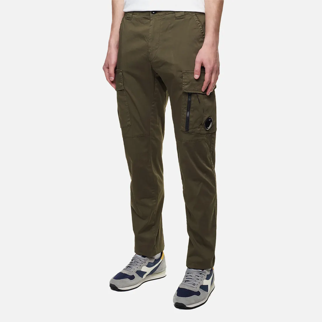 C.P. Company Мужские брюки Ergonomic Fit Stretch Sateen Cargo