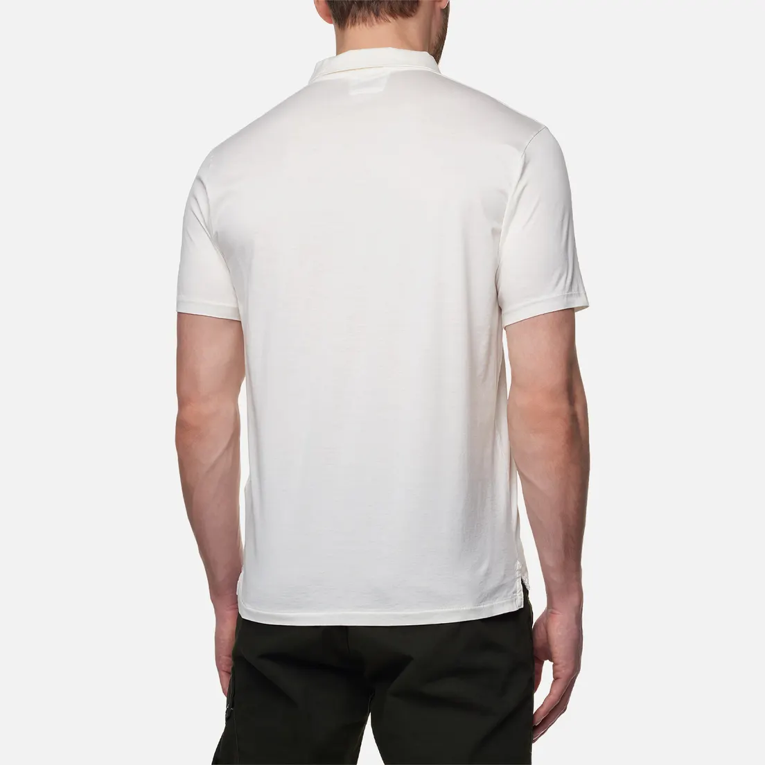 C.P. Company Мужское поло 70/2 Mercerized Jersey Twisted Logo